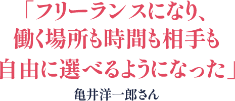 亀井洋一郎さんタイトル