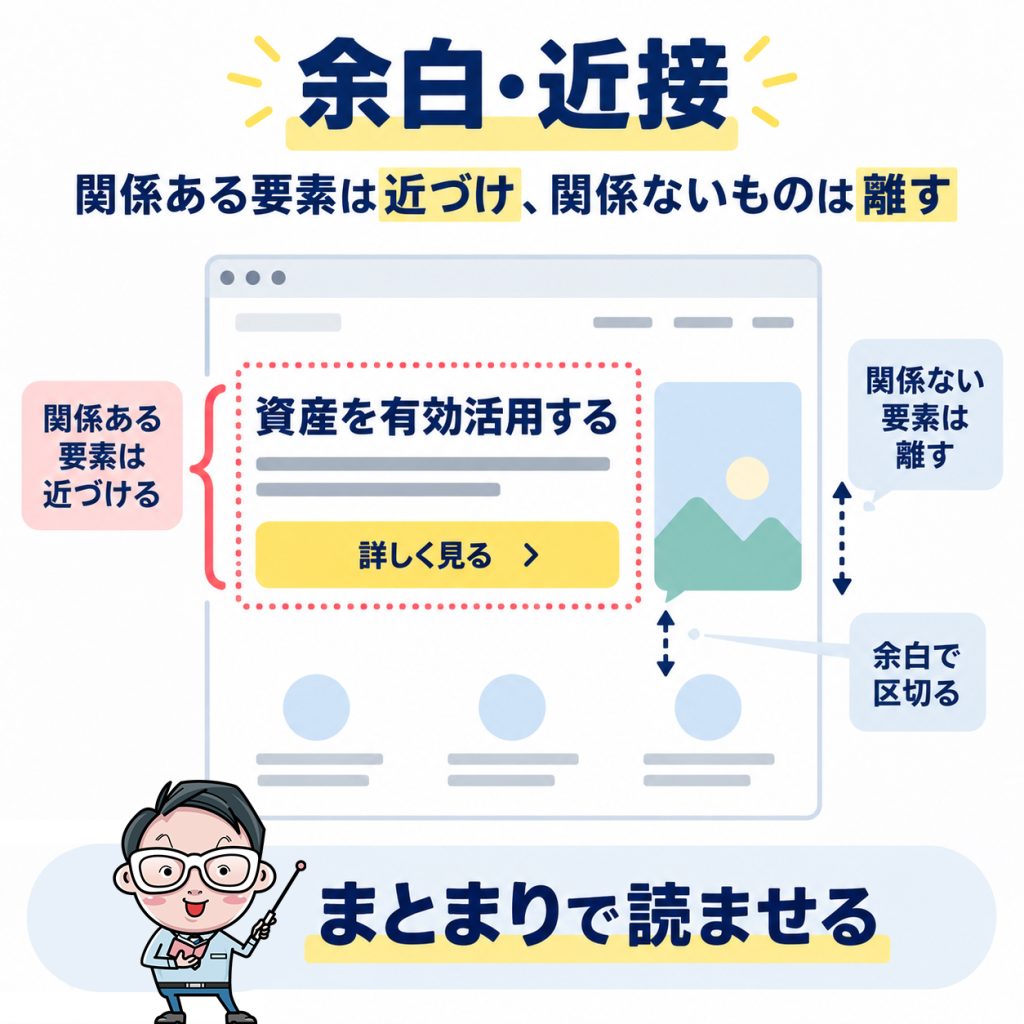 視線誘導をつくる5つの手段