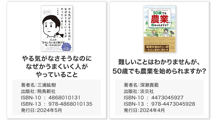 書籍発行実績事例